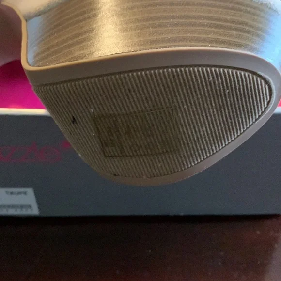 Taupe Booties by Shoedazzle. - Picture 5 of 5